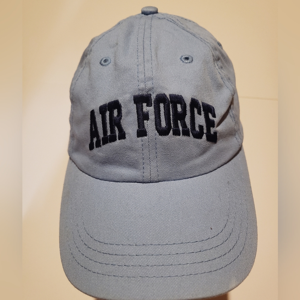 Light blue Air Force hat size OSFA